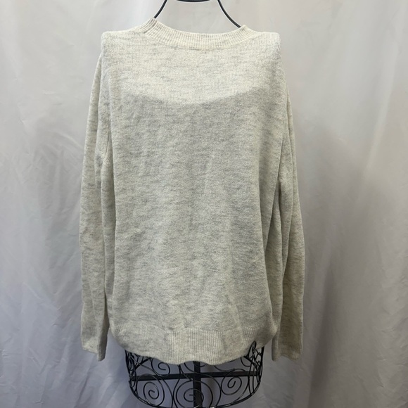 H&M grey sequin love sweater size M - Picture 8 of 8
